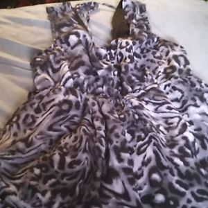 Animal print dress